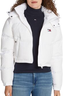 Alaska Dames Jassen en Mantels Tommy Jeans , White , Dames - L,M