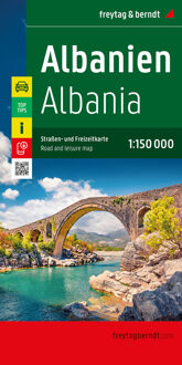 Albania Road And Leisure Map - Freytag & Berndt Auto + Freizeitkarten
