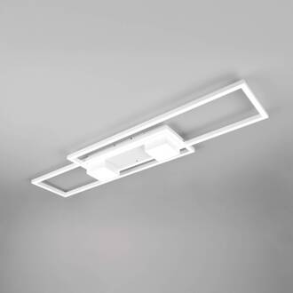 Albany LED plafondlamp, wit, 100 x 28 cm, aluminium, CCT, dimbaar wit mat