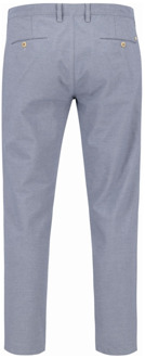 Alberto Chino ROB Two-Tone-Structure Blue   34-32 Blauw