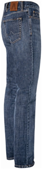 Alberto Jeans Pipe Regular Fit Blauw   32-34