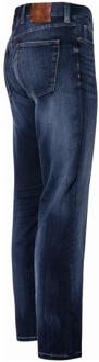 Alberto Jeans Pipe Regular Fit T400 Donker Blauw   32-34