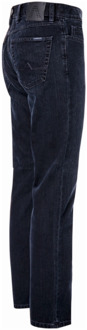 Alberto Jeans Pipe Regular Fit T400 Navy   29-30 Blauw