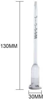 Alcohol Meter Thuis Brouwen Vinometer Tester Vintage Meetinstrumenten Alcoholmeter Wijn Concentratie Meter 0-25 Hydrometer 13Cm