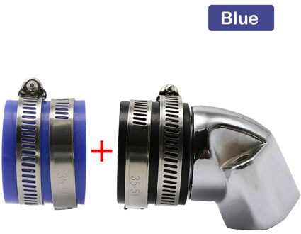 Alconstar-Motorfiets Aluminium Inlaatspruitstuk Boot Voor GY6-125 GY6-150 125cc 150cc 4-Takt Motor Scooter Atv Go Kart 30Mm Blauw