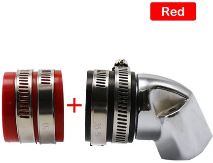 Alconstar-Motorfiets Aluminium Inlaatspruitstuk Boot Voor GY6-125 GY6-150 125cc 150cc 4-Takt Motor Scooter Atv Go Kart 30Mm Rood