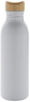 Alcor bamboe 600ml waterfles - maat One size Wit