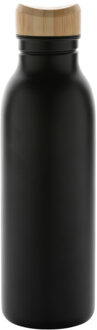 Alcor bamboe 600ml waterfles Zwart - One size