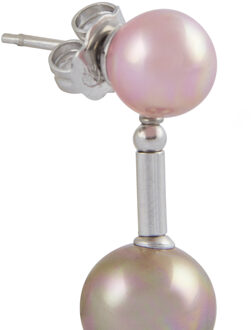 Alcudia 0H-78DB-VJYM Parel Oorbellen voor Vrouwen Roze