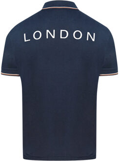 Aldis Crest blauw poloshirt - maat M