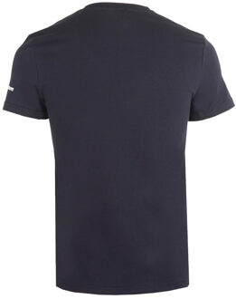 Aldis Logo Marine T-Shirt Blauw