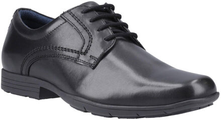 Alec Leren Herenschoenen Met Zwarte Veters. - EU 39/ UK 6