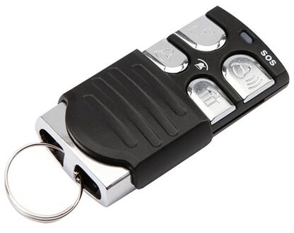 Alecto DA-202 IR Draadloos Drukknopen Zwart, Zilver afstandsbediening