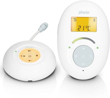 Alecto DBX120 FULL ECO DECT BABYFOON MET DISPLAY Babyfoon Wit