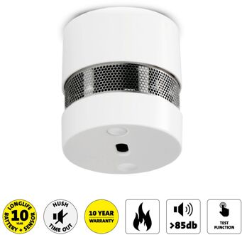 Alecto Rookmelder - 10 Jaar Batterij - Wit