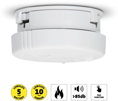 Alecto Rookmelder Sd510 - 5 Jaar Batterij - Wit