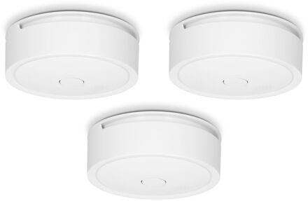 Alecto Rookmelders Draadloos Sa61 Koppelbaar 3 Stuks Wit Batterij 10 Jaar