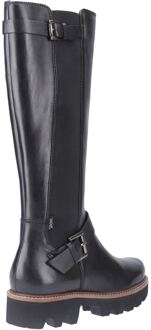 Aleena Leer/Textiel Dameslaarzen Zwart - EU 38.5 / UK 5.5