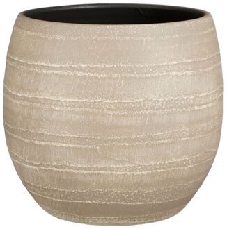 Alentejo Bloempot - 27x27x24 cm - Terracotta - Beige