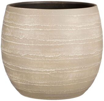 Alentejo Bloempot - 30x30x28 cm - Terracotta - Beige