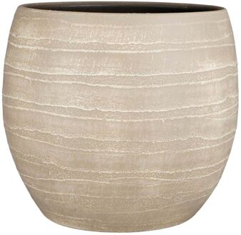 Alentejo Bloempot - 36x36x32 cm - Terracotta - Beige