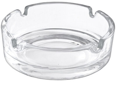 Alessandro Asbak - rond - glas - 3x stuks - 11 cm - binnen/buiten - asbakken