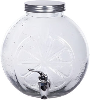 Alessandro Drankdispenser Citrus - 5 liter - glas - limonadetap - 17 x 22 x 24 cm