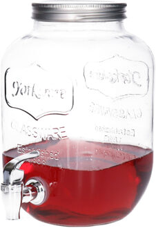 Alessandro Drankdispenser Pina - 3,8 liter - glas - limonadetap - waterdispenser