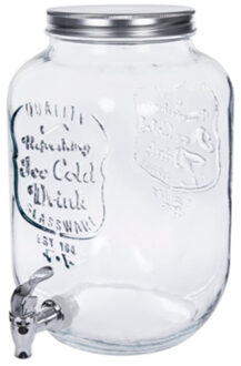 Alessandro Drankdispenser Sol - 4 liter - glas - limonadetap - waterdispenser