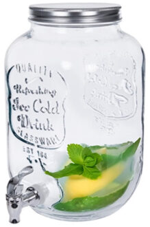 Alessandro Drankdispenser Sol - 8 liter - glas - limonadetap - waterdispenser