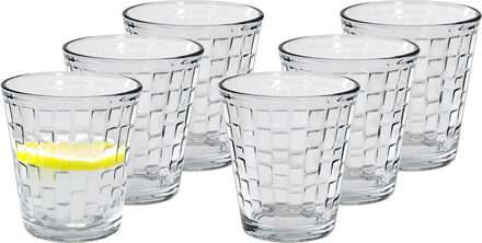 Alessandro Drinkglazen Marsella - 6x stuks - glas - 230 ml - 8 x 9 cm
