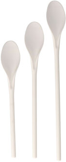 Alessandro Keukengerei spatels/lepels set - 34/29/25 cm - kunststof - 3-delig - roerlepels