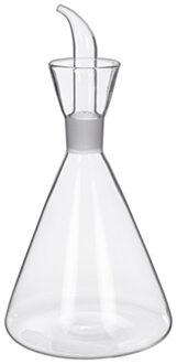 Alessandro Olie fles - glas - met druppelstop - 750ml - 26 x 13 cm - olijfolieflessen