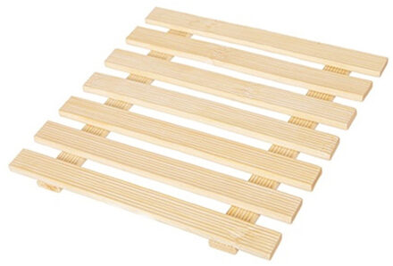 Alessandro Onderzetter voor pannen - hout - 18 x 18 cm - vierkant - hittebestendig - kookpannen