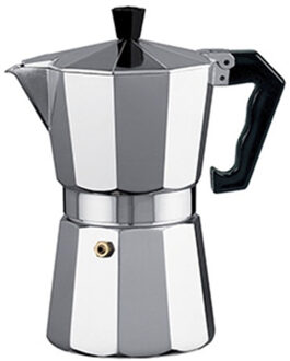 Alessandro Percolator Italiaans koffiezetapparaat - Aluminium - zilver - 1 kopje - Koffiezetter