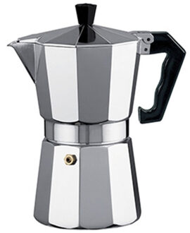 Alessandro Percolator Italiaans koffiezetapparaat - Aluminium - zilver - 2 kopjes - Koffiezetter