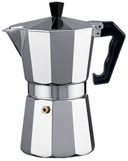 Alessandro Percolator Italiaans koffiezetapparaat - Aluminium - zilver - 9 kopjes - Koffiezetter