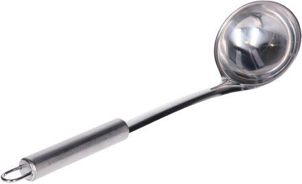 Alessandro Soep/saus opscheplepel - zilver - RVS - 32 cm - Keukengerei - soeplepel