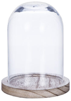 Alessandro Stolp - Eleganza - glas/hout - 10 x 15 cm - op houten plateau