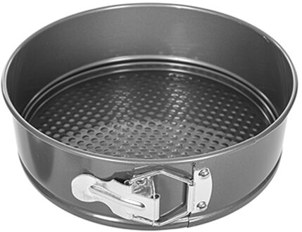 Alessandro Taarten bak/spring vorm - metaal - zilvergrijs - 22 cm - bakgerei - taarten