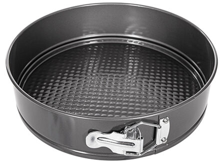 Alessandro Taarten bak/spring vorm - metaal - zilvergrijs - 26 cm - bakgerei - taarten