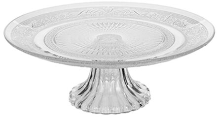 Alessandro Taartplateau - Phoenix - glas - 8 x 23 cm - met voet