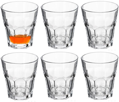 Alessandro Waterglas Casablanco - 12x - 180 ml - drinkglazen - 8 x 8,5 cm