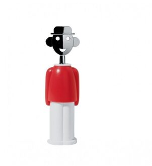 Alessi  Alessandro M. Corkscrew - Red and White