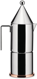 Alessi Espresso Koffiezetapparaat Roestvrij Staal Alessi , Gray , Unisex - ONE Size