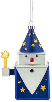 Alessi Kerstbal Le Palle Quadrate - Wizard - GJ02/10 - door Marcello Jori Wit