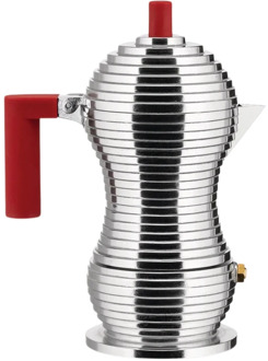Alessi Rode Pulcina Koffiezetapparaat Alessi , Gray , Unisex - ONE Size