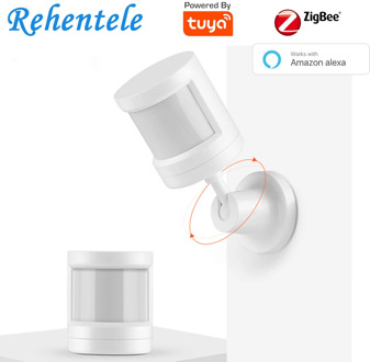 Alexa Echo Tuya Battery Powered Smart Wireless WIFI PIR Motion Sensor Detector Home Alarm System ZigBee PIR Sensor