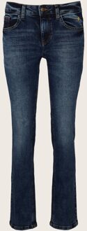 Alexa straight jeans, mid stone wash denim, 26/32 braun