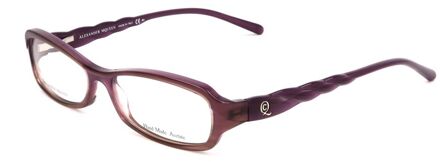 Alexander McQueen Am0005o Zonnebril Paarse Acetaat - maat Fuchsia